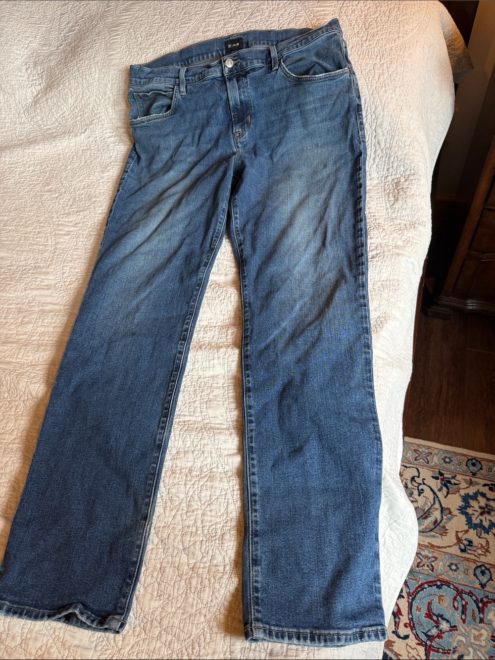 Hudson Jeans Men's Straight-Leg Denim in Blue Wash